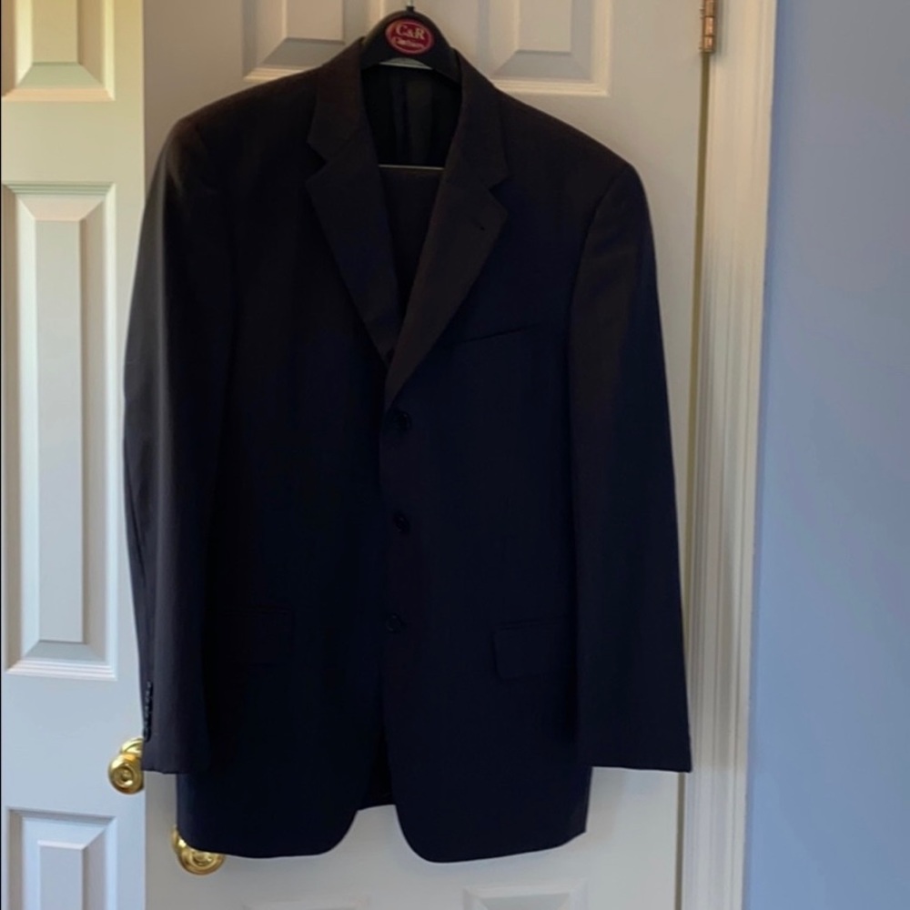 Joseph Abboud Men’s Wool Navy Suit 40R